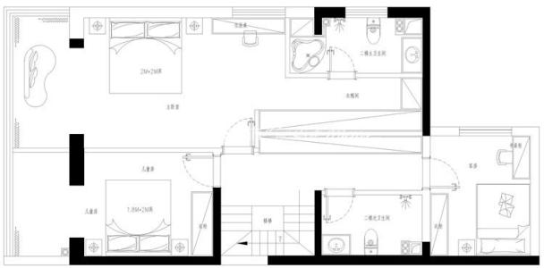 户型图林肯公园 201m² 现代简约 生活家家居