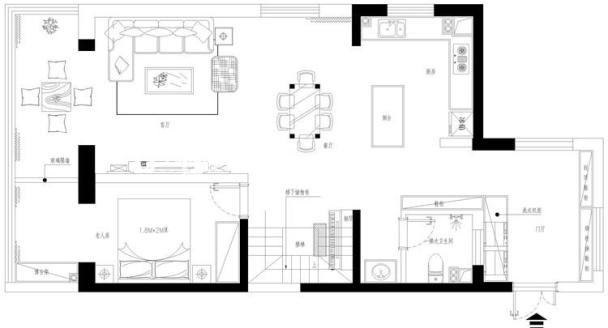 户型图林肯公园 201m² 现代简约 生活家家居
