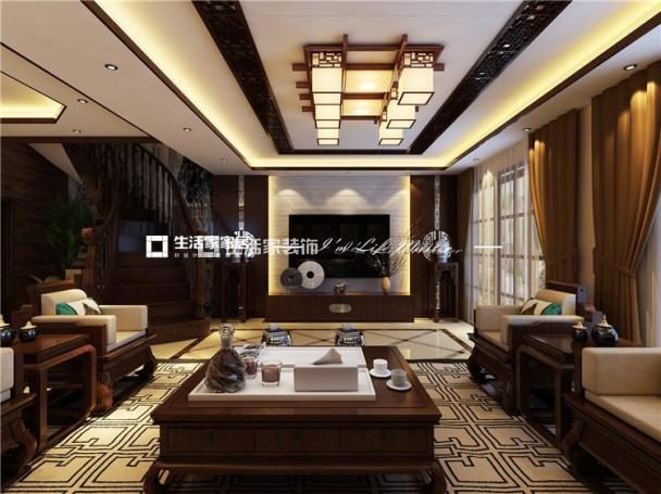 榻榻米龙湾一号 213㎡ 新中式 生活家家居