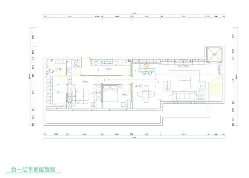 新中式户型图装修效果图