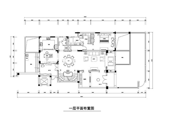 户型图美式新古典