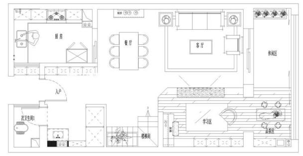 户型图林肯公园  日式风格 133㎡ 生活家家居
