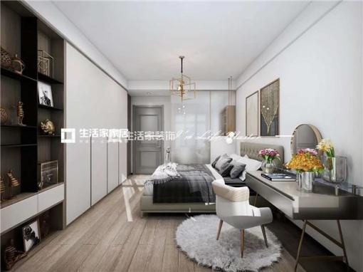 吊顶现代轻奢 装修设计、解构交通体系之后横厅设计、早餐厅设计、入户门厅设计、端头处理 、半开放式厨房