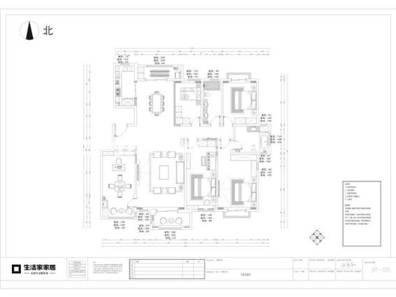 户型图新中式风格 家装设计 室内装修