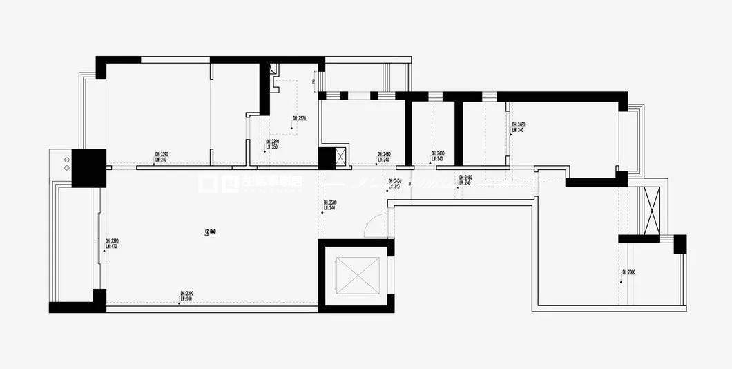 現代戶型圖裝修效果圖