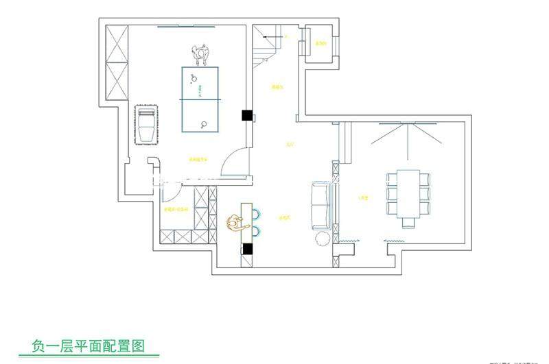 现代户型图装修效果图