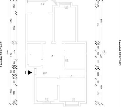 户型图119平三室美式装修实景案例