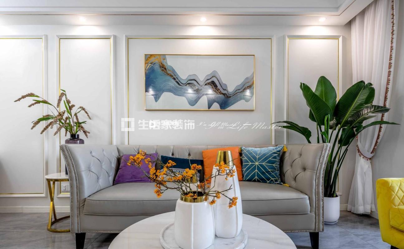 电视墙美式风格、全屋、定制