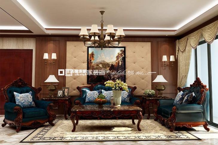 电视墙美式风格、全屋、定制