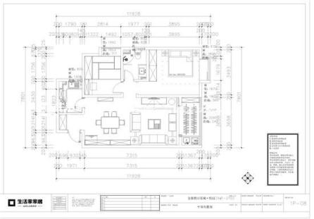 户型图美式风格、全屋、定制