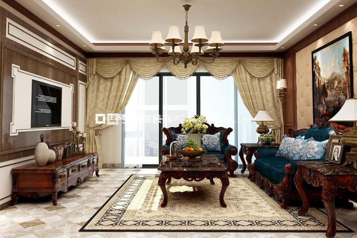 电视墙美式风格、全屋、定制