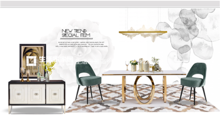 电视墙美式风格、全屋、定制