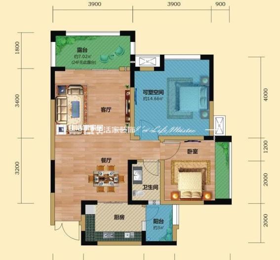 户型图北欧风格