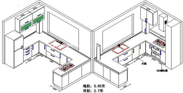厨房装修设计效果图