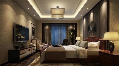 新中式卧室装修效果图