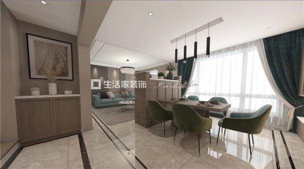 吊顶银苑小区 220㎡ 现代风格 生活家家居