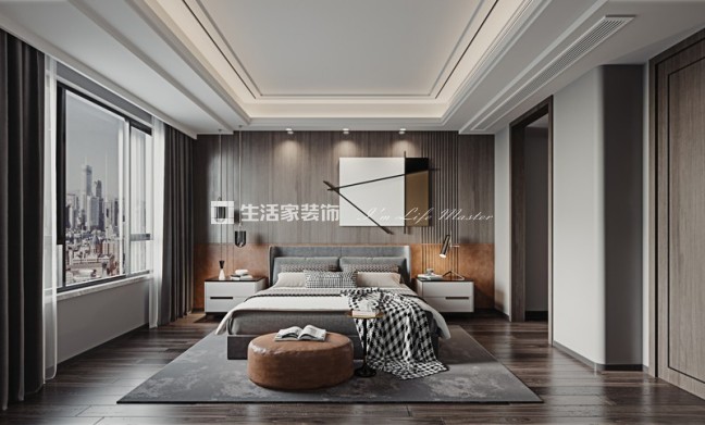 储物柜福清中联名城 156m² 现代轻奢风格