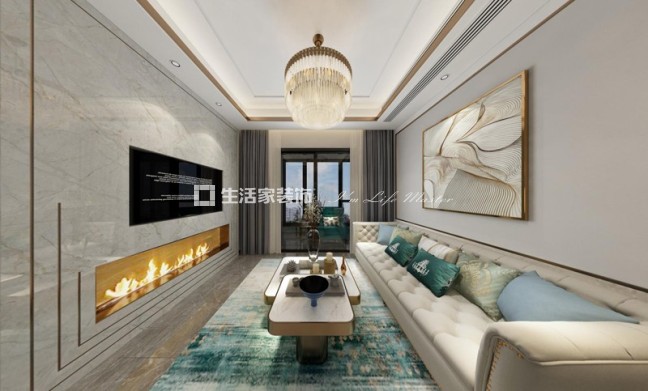 飘窗融侨悦城 54m² 现代简约风格