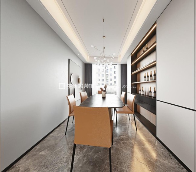 储物柜中联城 115m² 现代轻奢风格