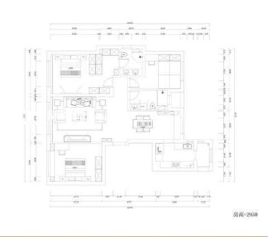 户型图美式风格装修案例