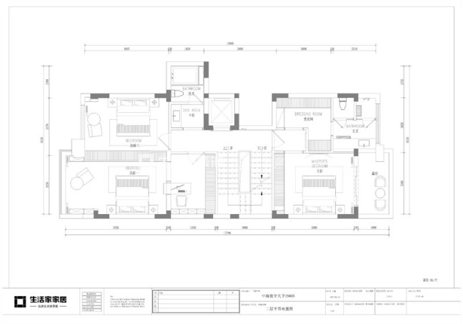 户型图中海寰宇天下 285m² 别墅现代轻奢