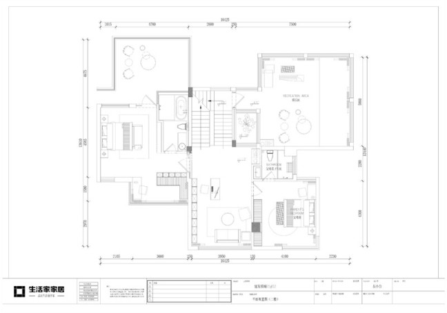 户型图建发领域 409m² 别墅 现代简约