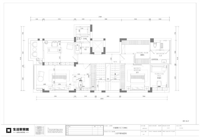 户型图中海寰宇天下 285m² 别墅现代轻奢