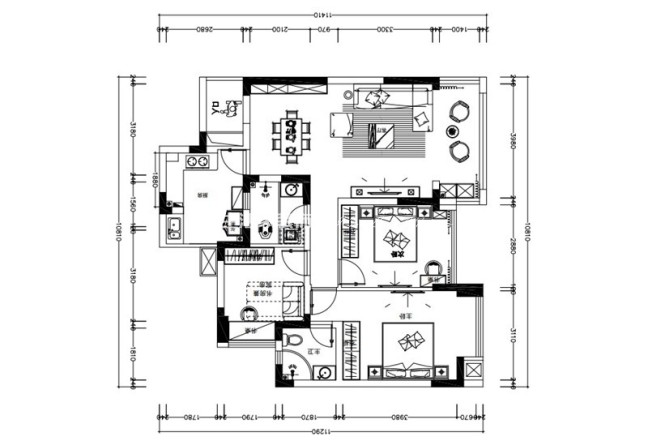户型图盛世华庭户型图 盛世华庭效果图 盛世华庭装修设计