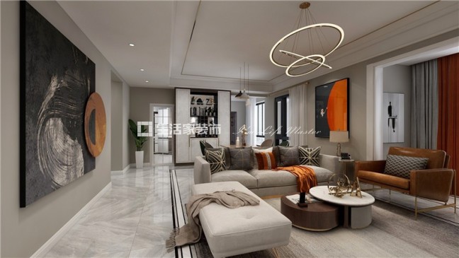 吊顶中航城户型图 中航城效果图 中航城装修设计