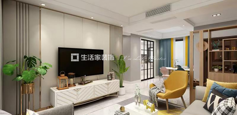 榻榻米两室北欧装修实景案例
