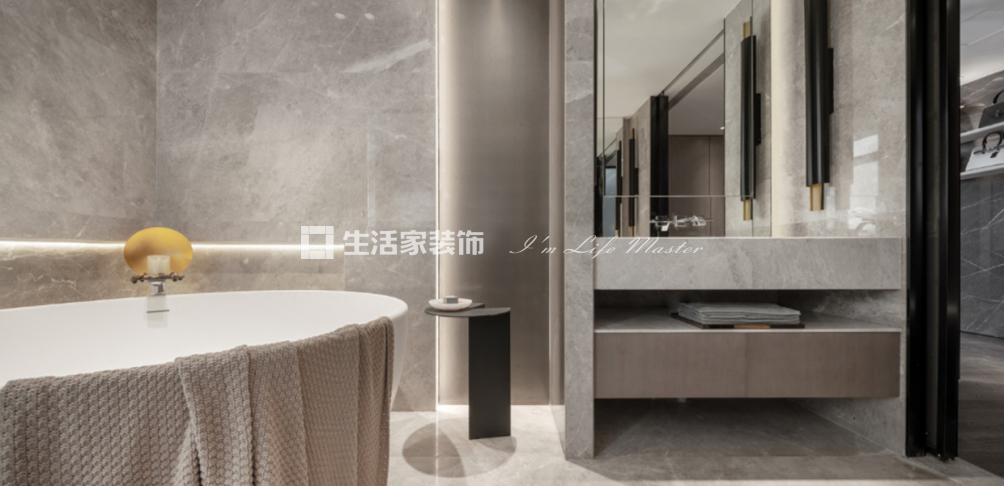 储物柜别墅新中式装修实景案例