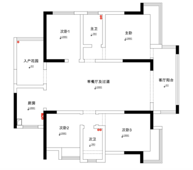 户型图工业风装修