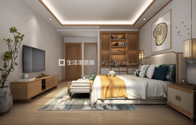 榻榻米贵阳国宾府-日式风格-130㎡-冯晶晶