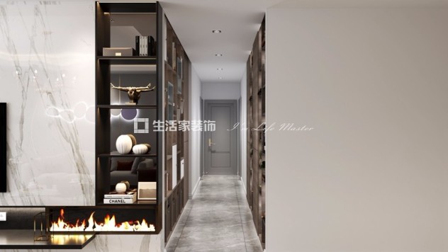 吊顶贵阳万科公园传奇-275㎡-现代风格-王镝