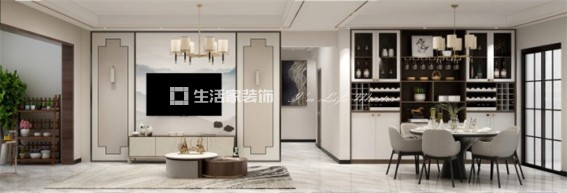 榻榻米红星天铂 131㎡ 新中式 生活家家居