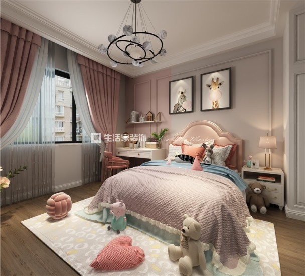吊顶润城　90m²　现代北欧　生活家家居