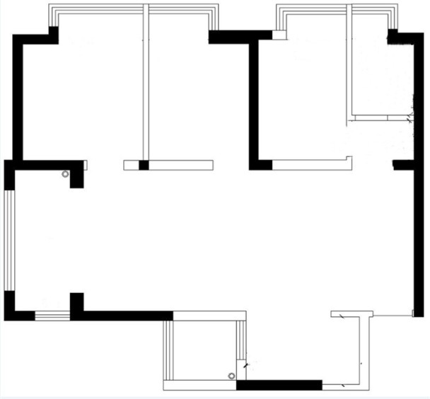 户型图润城　90m²　现代北欧　生活家家居