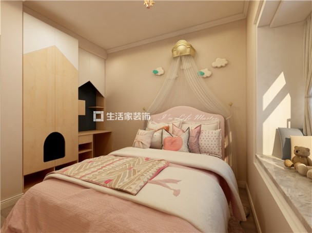 电视墙润城　90m²　现代北欧　生活家家居