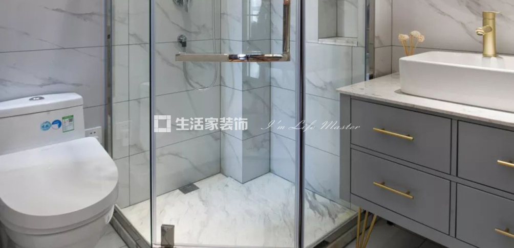 储物柜115平三室现代装修实景案例