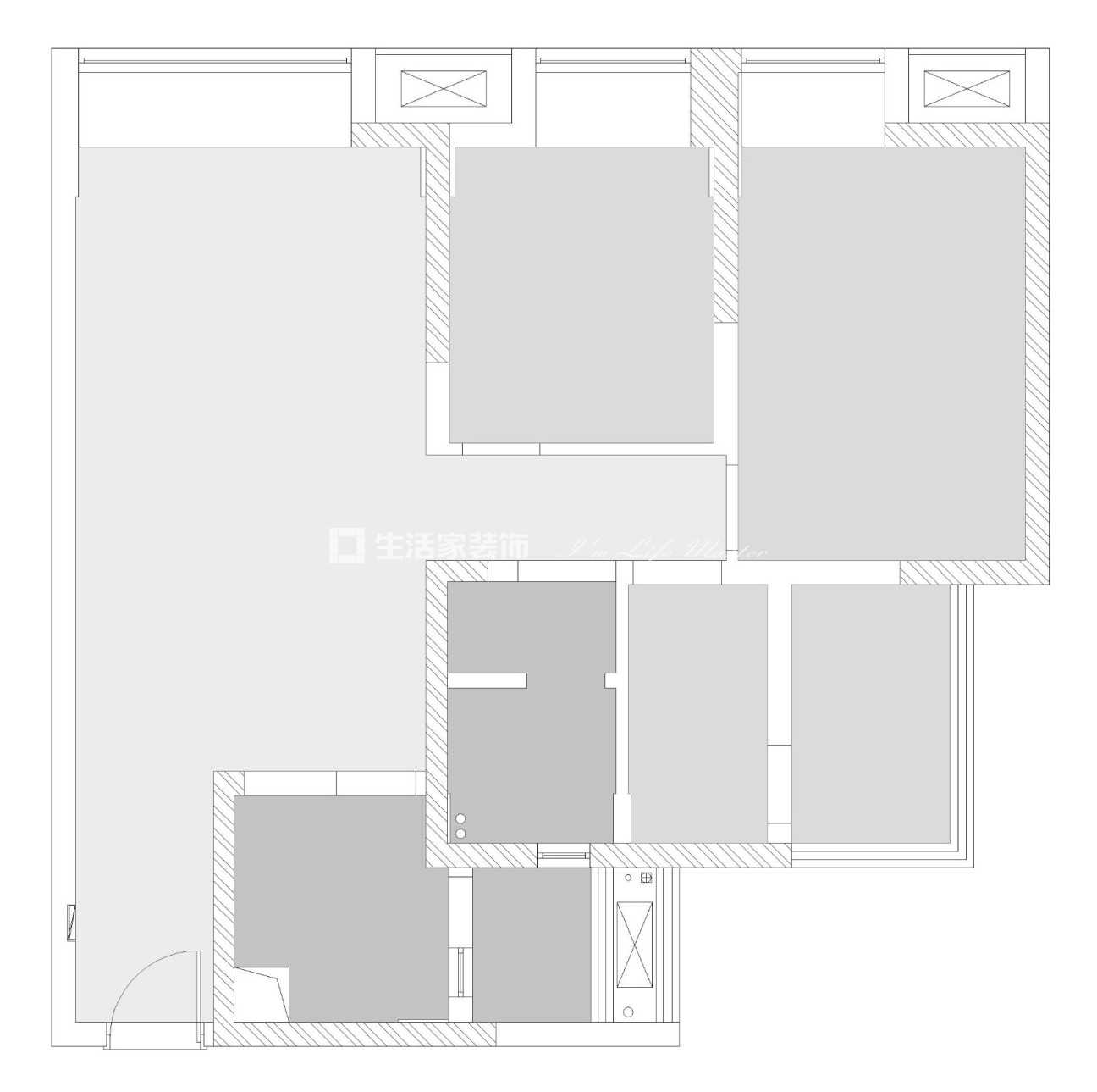 户型图110m² 日式 28万