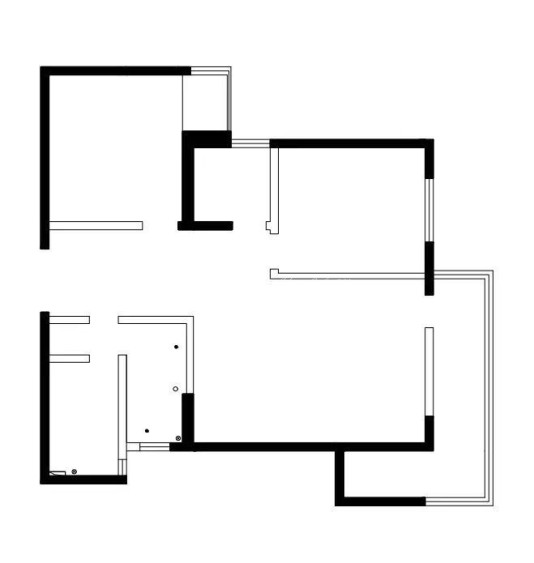 户型图君尚金座轻奢85m²