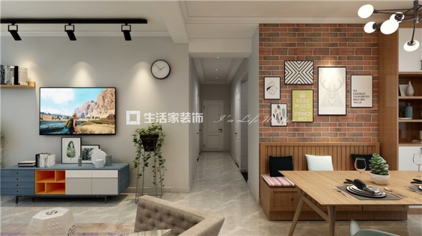 榻榻米河畔俊园135 ㎡ 北欧风格 生活家家居