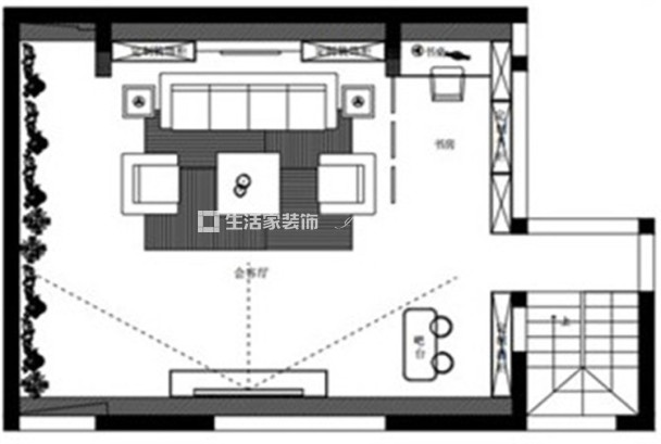 户型图雍景湾 127㎡ 现代混搭 生活家家居