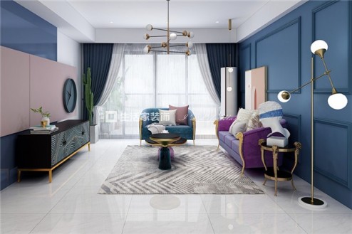 电视墙现代轻奢 装修设计