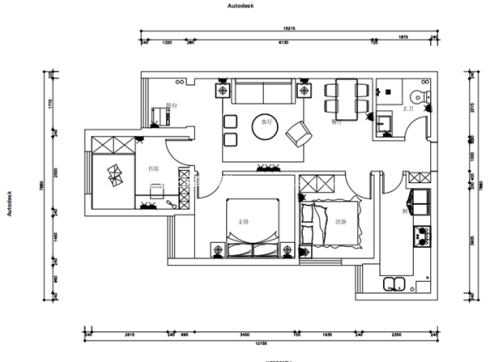 户型图欧式风格