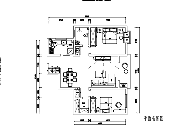 現代戶型圖裝修效果圖