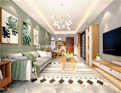 电视墙北欧风格