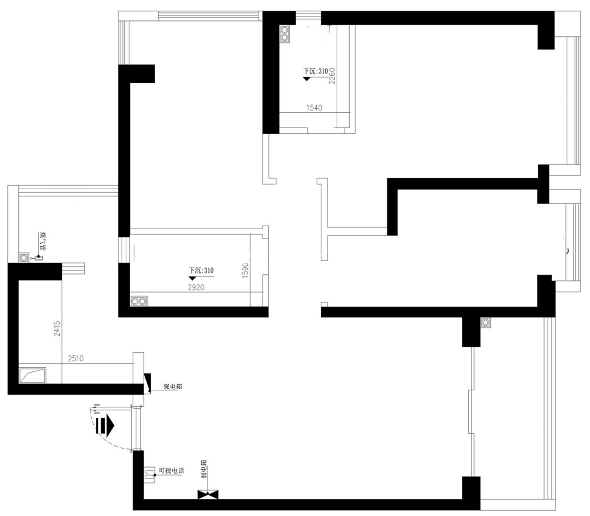 户型图海伦国际 125m²  现代风格 生活家家居