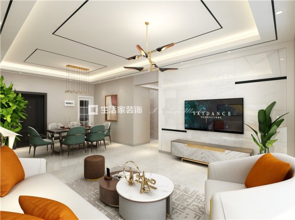 榻榻米海伦国际 125m²  现代风格 生活家家居