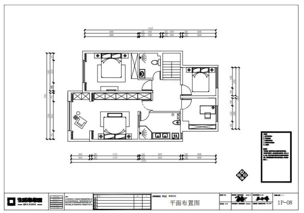 户型图现代轻奢 装修设计